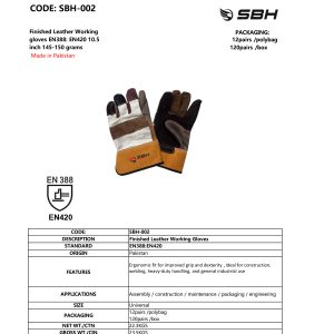 WORKING LEATHER GLOVES - Image 4
